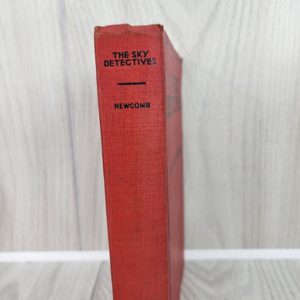Vtg Book 1930: The Sky Detectives Ambrose Newcomb How Jack Ralston Got His Man - Picture 2 of 15